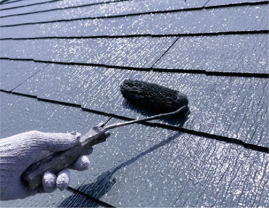 スレート屋根塗り替えの施工事例