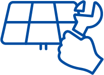 太陽光発電システム定期メンテナンスのアイコン